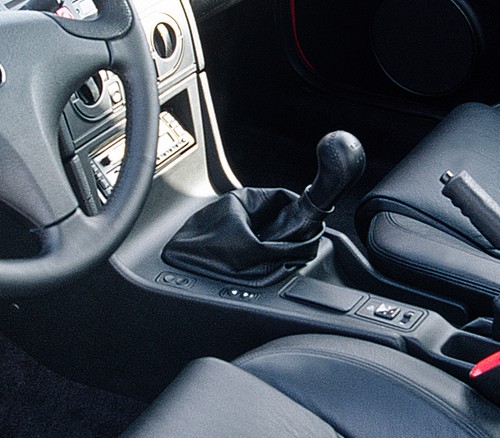 Genuine leather gear shift - gear,
