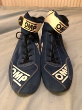 omp race boots blue size 9