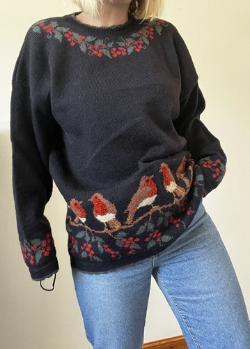 Vintage folk robin bird - robin,