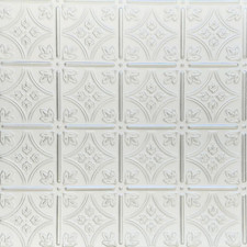 Ceiling Panel White & Silver