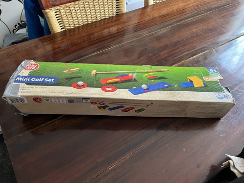 Kids wooden mini golf - wooden, set