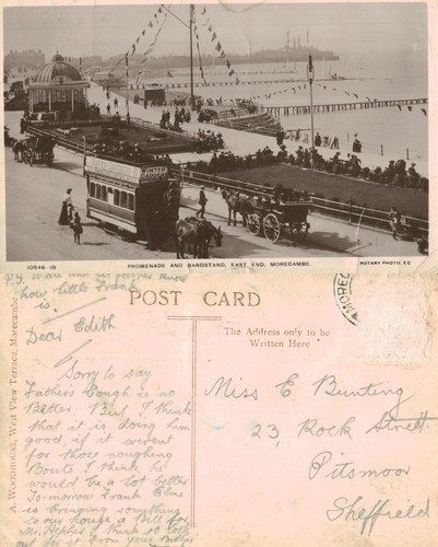 Vintage postcard morecambe - vintage,