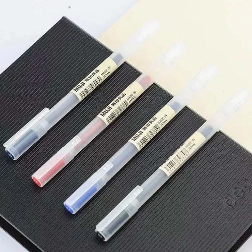 Muji 6pcs gel - gel, pens