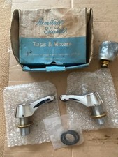 ARMITAGE SHANKS CHROME BASIN TAPS INCOMPLETE