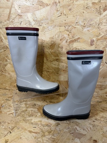 Aigle wellington boots - boots, grey