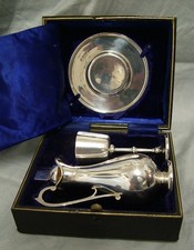 Sterling silver chalice paten - sterling, chalice,