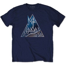 Def Leppard Triangle Logo Navy