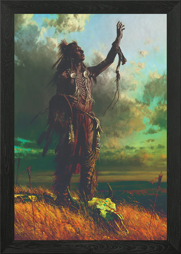 Native american prayer - prayer, framed