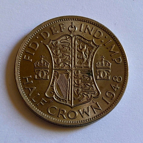1948 great britain half crown - great,