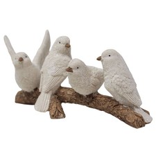 Winter Birds on Branch