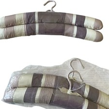 LAURA ASHLEY. 2 Pairs Of Padded Coat Hangers Bnwt.   Pale Lavender 18” Long
