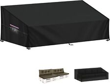 LAMUNI Pallet Sofa Covers Outdoor Garden Cover 4 Seater Deep Seat 250x99x80/40cm