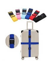Adjustable Strong Extra Safety Travel Suitcase Luggage Baggage Straps Tie Belt