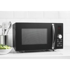 Black Digital Microwave and