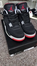 Nike Air Jordan 4 Bred 2019 UK 11 Very Good Condition