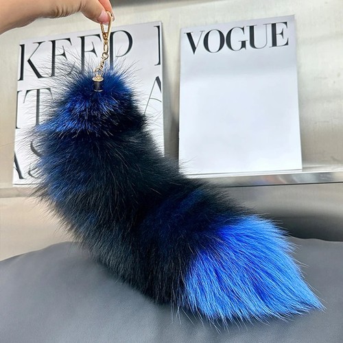 Real fox fur tail - real,