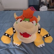 Rare 2003 Super Mario Party 5 Bowser Plush Doll by Nintendo Sanei Hudson Soft