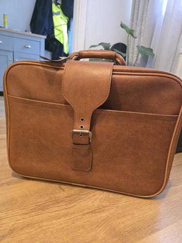 Vintage 1970s tan leather - 1970s, look