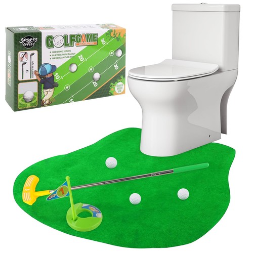 Toilet golf game - toilet,