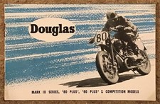 DOUGLAS MOTORCYCLE RANGE Sales Brochure 1949/50 #MC140-15M-1049 Mark III Series+