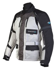 Spada Waterproof Motorcycle Jacket Explorer Small Grey Black Adventure Motorbike