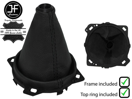Black stitch leather manual - leather,