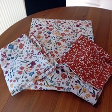 Matalan King Size Duvet Cover and 2 Pillowcases Autumnal Floral Pattern BNWOP