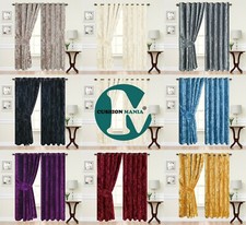 Shiny Velvet Eyelet Curtains