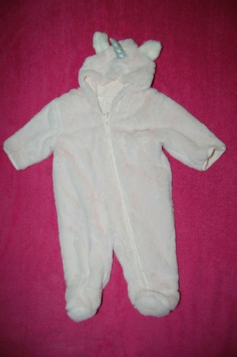 Pink faux fur unicorn - m&s,