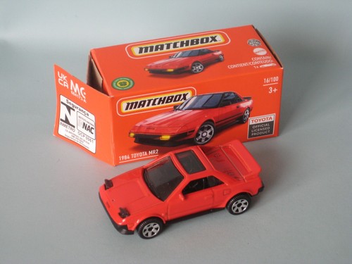 Matchbox toyota mr2 - mr2, red