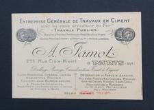 Business card JAMOT cistern