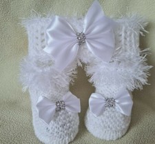 Hand knitted Romany Bling baby