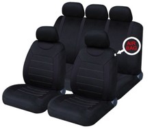 Universal Carnaby Black Seat Covers For Mazda Bongo Friendee 1999-2001
