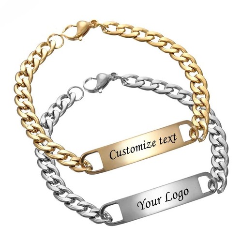Men cuban link bracelet - cuban,