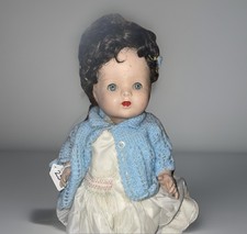 vintage walking doll (bisqueloid?) , sleeping eyes , unmarked,H50cm