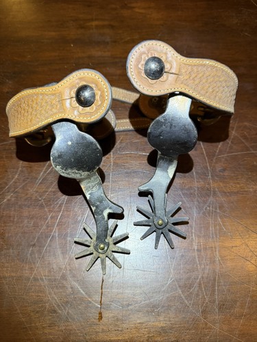 Vintage cowboy boots spurs - vintage,