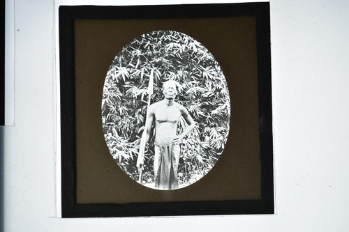 Indigenous tribal man spear - tribal,