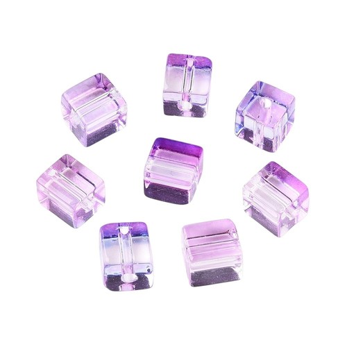 100 glass cube - x,