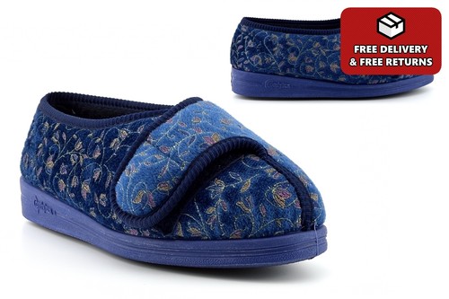 Womens extra wide slippers - womens,