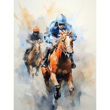 Horseracing Jockeys Racing