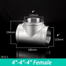 Stainless Steel Pipe Fittings 1/8" 1/4" 3/8" 1/2" 3/4" to 4 inch BSP Threaded