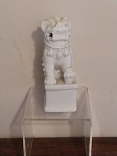 18th Century Chinese blanc de chine Incense Holder of a Fu Dog (1217 )