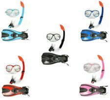 Adults 3PC PVC Mask Snorkel