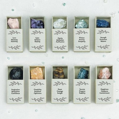 Healing crystal matchbox - healing, reki