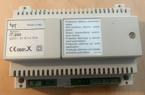 Bpt 200 telephone interface - bpt,