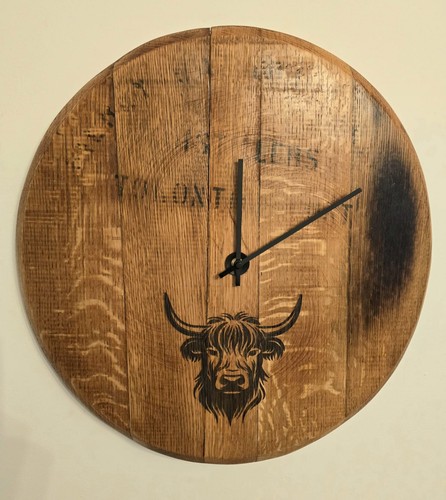 Reclaimed whisky barrel lid - reclaimed,