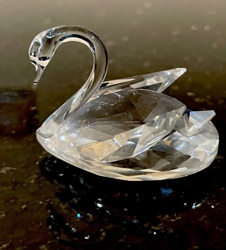 Swarovski vintage crystal swan - swarovski,