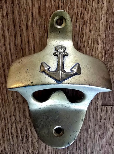 Solid brass naval bottle - solid,