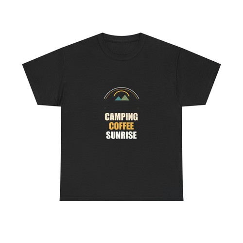 Camping coffee sunrise - coffee, shirt
