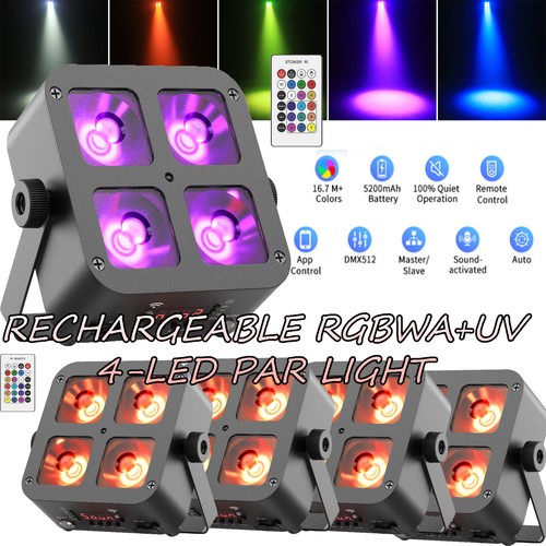 Rechargeable led rgbwa - rechargeable,
